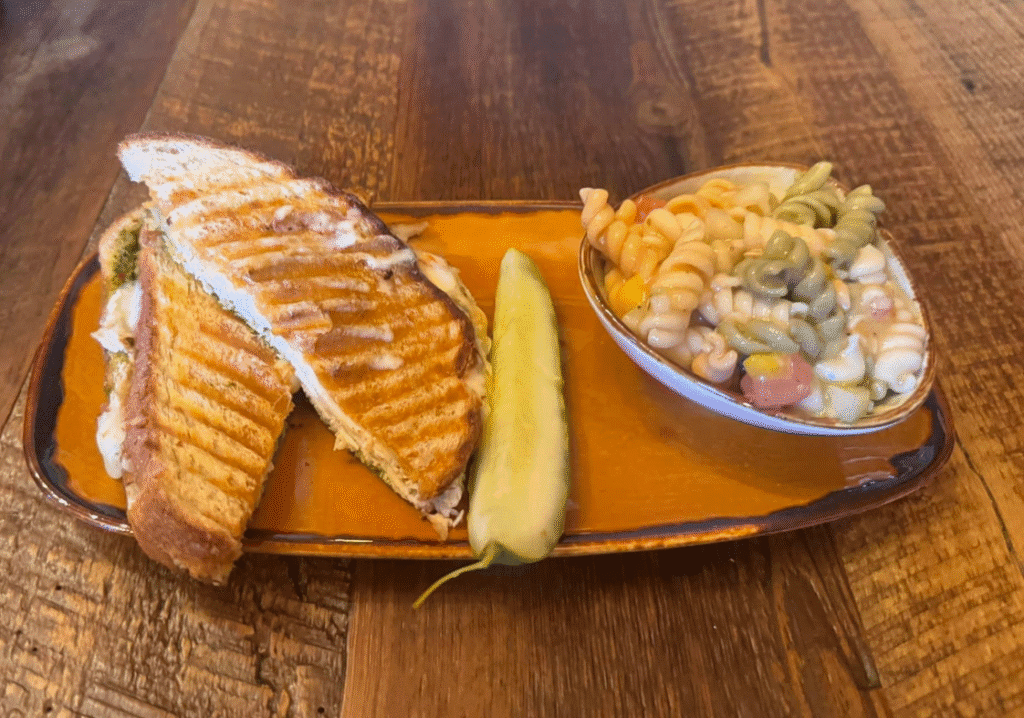 lunch at Serenity cafe in Serenity in the Mountains Spa
