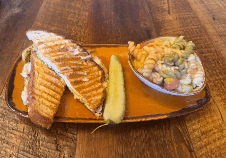 lunch at Serenity cafe in Serenity in the Mountains Spa